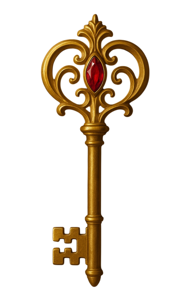 魔法の鍵のイラスト素材(透過PNG/その他カテゴリ)