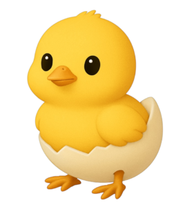 ひよこのイラスト素材(透過PNG/動物カテゴリ)