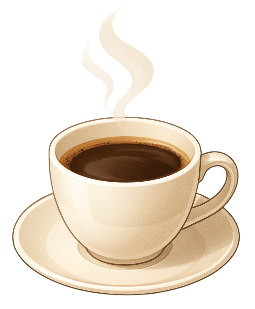 コーヒーのイラスト素材(透過PNG/食べものカテゴリ)
