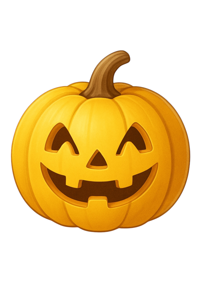 ハロウィンカボチャのイラスト素材2(透過PNG/季節カテゴリ)
