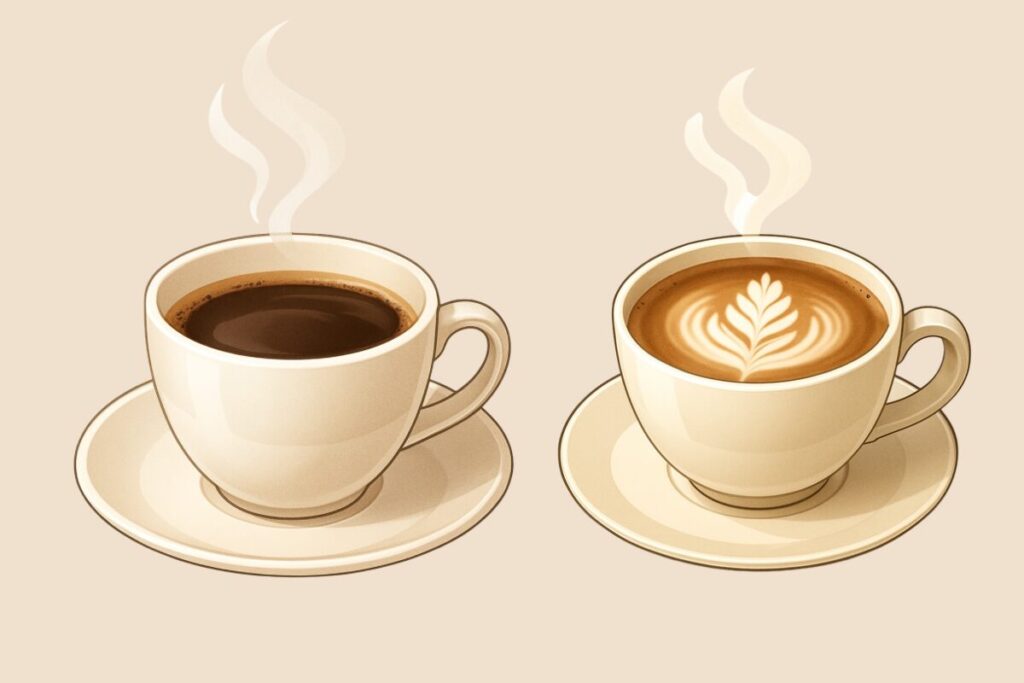 カフェのコーヒーのイラスト素材/アイキャッチ画像