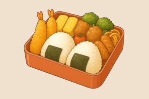 お弁当のイラスト素材/アイキャッチ画像