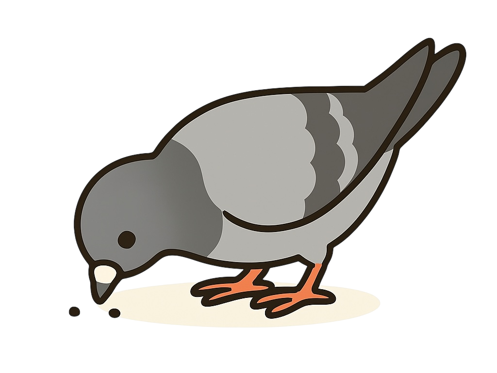 ハトのイラスト素材