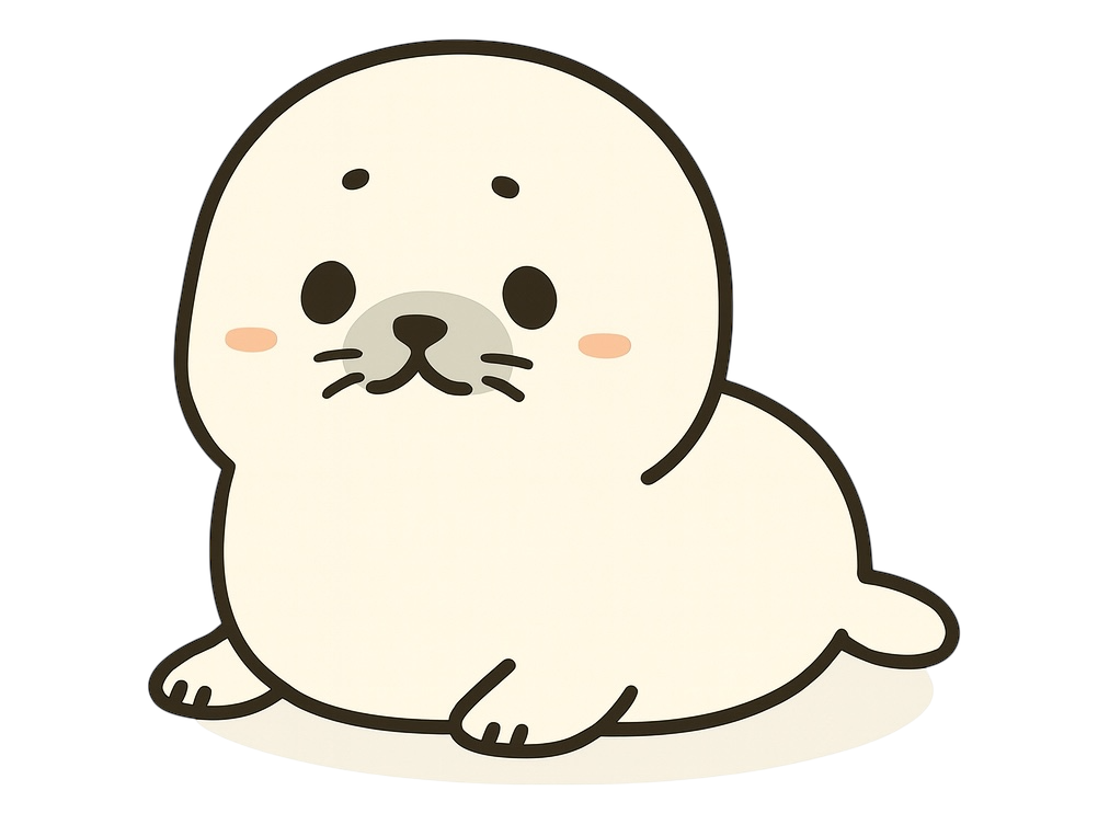 アザラシのイラスト素材