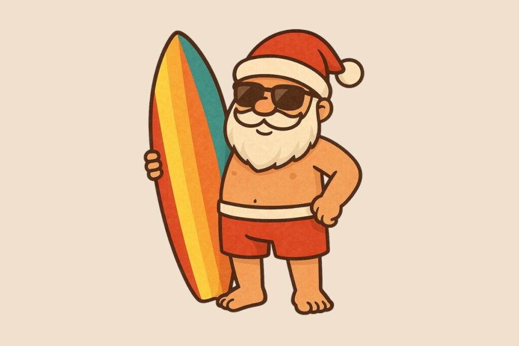 夏のサンタクロース